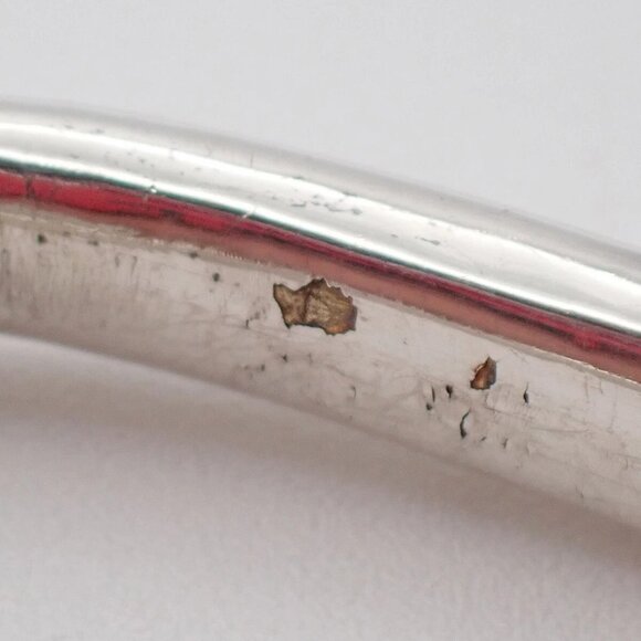 HERMES Logo Cheval Double Horse Head Bangle Bracelet Silver Accessory - Picture 16 of 16